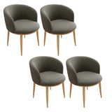 Stylish Faux Leather Home Green Compact Seat Task Chair Image - 98