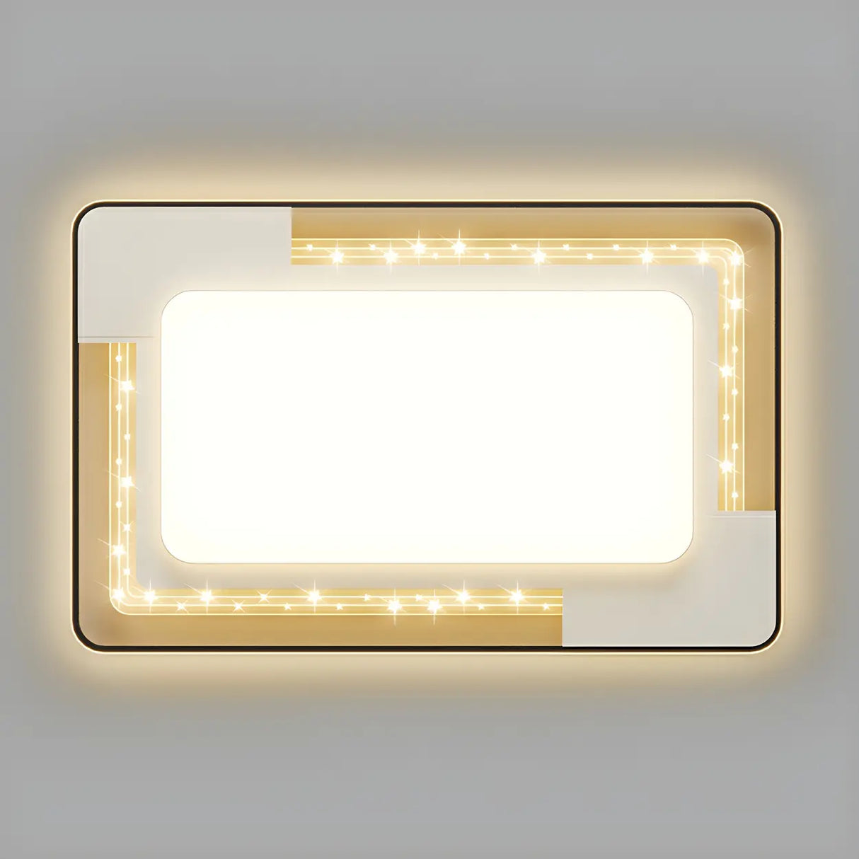 Stylish Flower Dimmable LED Flush Mount Ceiling Light Image - 16