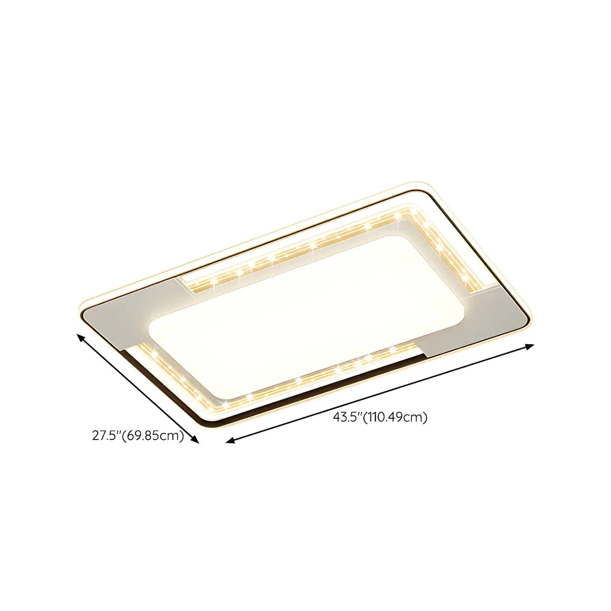 Stylish Flower Dimmable LED Flush Mount Ceiling Light 
