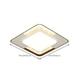 Stylish Flower Dimmable LED Flush Mount Ceiling Light Image - 22