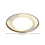 Stylish Flower Dimmable LED Flush Mount Ceiling Light Image - 23