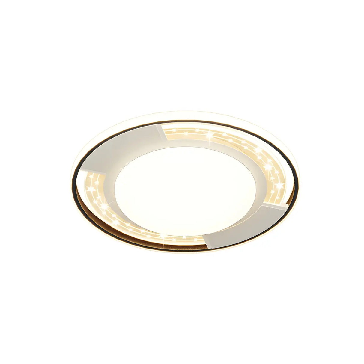 Stylish Flower Dimmable LED Flush Mount Ceiling Light Image - 7