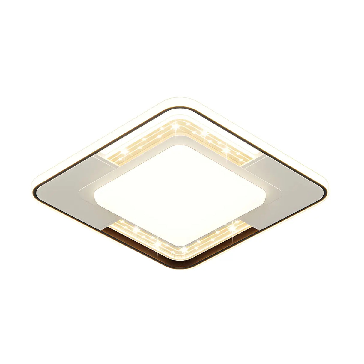 Stylish Flower Dimmable LED Flush Mount Ceiling Light Image - 9