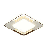 Stylish Flower Dimmable LED Flush Mount Ceiling Light Image - 9