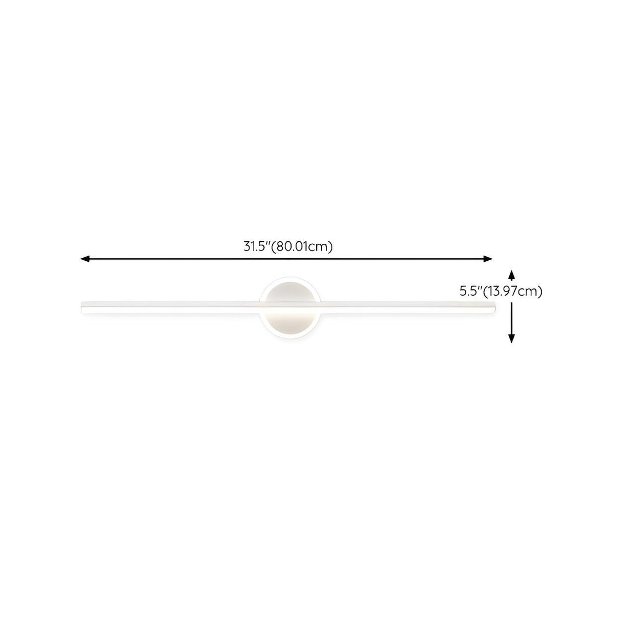 Stylish Geometric Design Simple LED Strip Vanity Light 