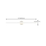 Stylish Geometric Design Simple LED Strip Vanity Light #size