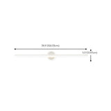 Stylish Geometric Design Simple LED Strip Vanity Light Image - 25