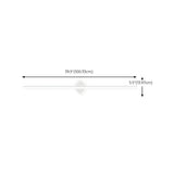 Stylish Geometric Design Simple LED Strip Vanity Light Image - 26