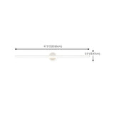 Stylish Geometric Design Simple LED Strip Vanity Light Image - 27