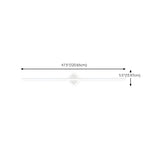 Stylish Geometric Design Simple LED Strip Vanity Light Image - 28