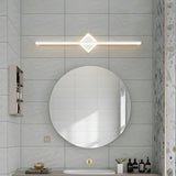 Stylish Geometric Design Simple LED Strip Vanity Light Image - 4