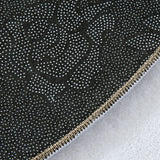 Stylish Geometric Pattern Polypropylene Peach Area Rug Image - 9