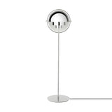 Stylish Gold Finish Spherical Metal LED Floor Lamp Image - 11