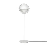 Stylish Gold Finish Spherical Metal LED Floor Lamp Image - 12