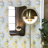 Stylish Gold Finish Spherical Metal LED Floor Lamp Image - 17