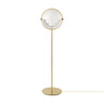 Stylish Gold Finish Spherical Metal LED Floor Lamp Image - 2
