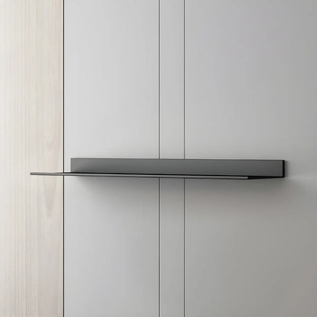 Stylish Horizontal Wall Mount Metal Short Bookshelves Image - 2