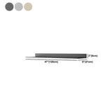 Stylish Horizontal Wall Mount Metal Short Bookshelves Image - 22