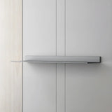 Stylish Horizontal Wall Mount Metal Short Bookshelves Image - 3