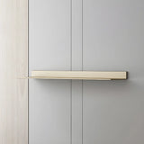 Stylish Horizontal Wall Mount Metal Short Bookshelves Image - 5