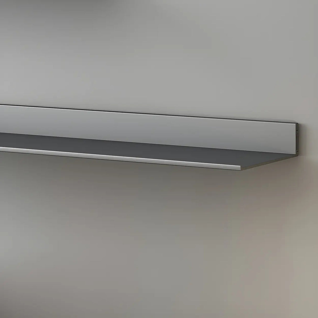Stylish Horizontal Wall Mount Metal Short Bookshelves Image - 7