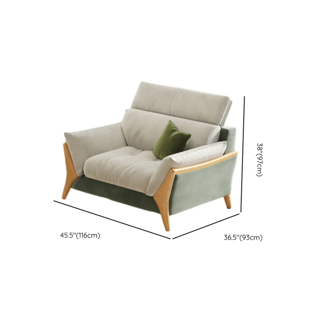 Stylish L-Shape Stationary Fabric White Standard Chaise Sofa Image - 22
