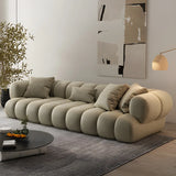 Stylish L-Shaped Velvet Sage Green Large Sectional Sofa Image - 2