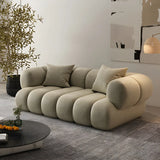 Stylish L-Shaped Velvet Sage Green Large Sectional Sofa Image - 20