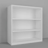 Stylish Metal Closed Back Standard Display Bookcase Image - 11