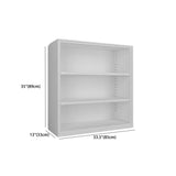Stylish Metal Closed Back Standard Display Bookcase Image - 16