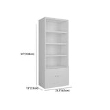Stylish Metal Closed Back Standard Display Bookcase Image - 19