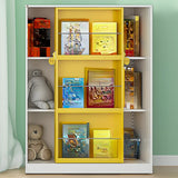 Stylish Metal Closed Back Standard Display Bookcase Image - 3