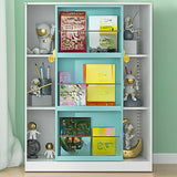 Stylish Metal Closed Back Standard Display Bookcase Image - 5