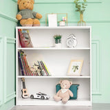 Stylish Metal Closed Back Standard Display Bookcase Image - 6