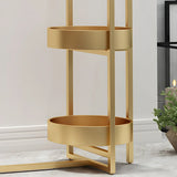 Stylish Metal Gold Large Storage Hooks Garment Coat Rack Image - 6