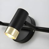 Stylish Metal Small Cylinder Bathroom Vanity Light Image - 4