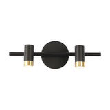Stylish Metal Small Cylinder Bathroom Vanity Light Image - 5