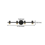 Stylish Metal Small Cylinder Bathroom Vanity Light Image - 7