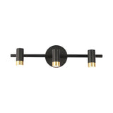 Stylish Metal Small Cylinder Bathroom Vanity Light Image - 8