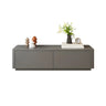 Stylish Milk Cocoa Wooden TV Stand with Drawers Image - 13