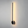 Stylish Minimalist Black Linear LED Vanity Wall Light Image - 11