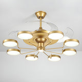 Stylish Modern Multi-Light Remote Ceiling Fan Lights Image - 17