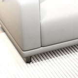 Stylish Premium Grey Tech Cloth Pillow Four Seats Sofa Image - 5
