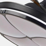 Stylish Round Transparent 4 Blade Ceiling Fan Light Image - 11
