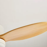 Stylish Solid Wood 3-Blade LED Ceiling Fan with Light Image - 14