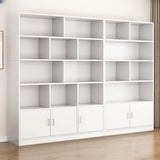 Stylish Vertical Rectangular Wood Bookcases Medium Image - 10