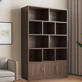 Stylish Vertical Rectangular Wood Bookcases Medium Image - 13