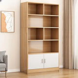 Stylish Vertical Rectangular Wood Bookcases Medium Image - 14