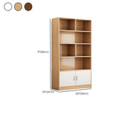Stylish Vertical Rectangular Wood Bookcases Medium #size