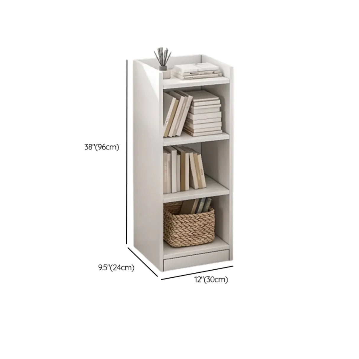 Stylish Vertical Rectangular Wood Bookcases Medium Image - 26